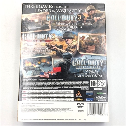 Call of Duty Trilogy - PS2 (A Grade) (Genbrug)